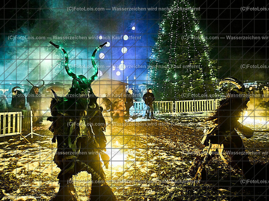 ALP5186_WIESELBURGER ADVENT_Perchtenlauf | (C)FotoLois.com, Alois Spandl, WIESELBURGER ADVENT, Perchtenlauf, So 10. Dez. 2023.