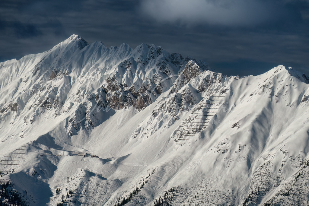 Nordkette | Blick auf die tief verschneite Nordkette