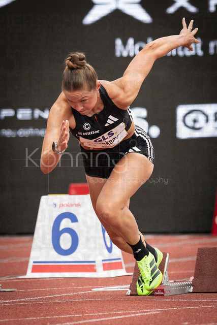 Golden Oval; Dresden, 31.05.2026 | DRESDEN , GERMANY - MAY 31:  Gina Lueckenkemper (GER / Germany) competes during the Golden Oval Continental Tour Silver meeting on May 31, 2026 at Heinz-Steyer-Stadion in Dresden, Saxony, Germany.