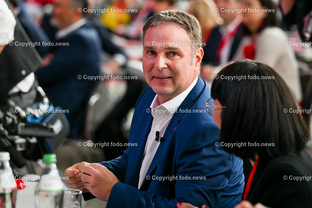 Bundesparteitag SPOE in Linz Design Center_ 03.06.2023-117 | 03.06.2023, Linz, AUT, Bundesparteitag SPOE in Linz Design Center, im Bild Andi Babler (SP, Bgm. Traiskirchen)