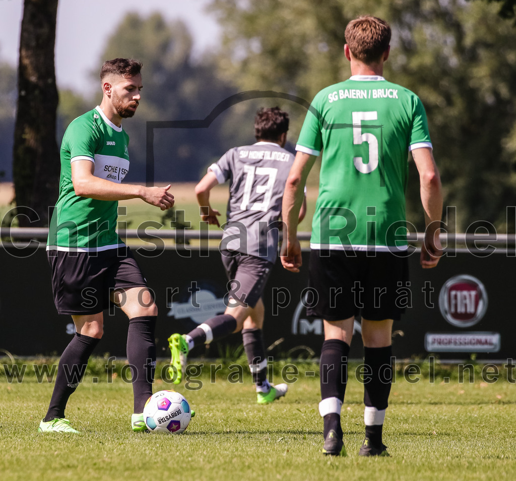 2023-08-20_064_SV_Hohenlinden_gegen_SV_Buch | Hohenlinden, Deutschland, 20.08.2023:
Fußball, A-Klasse 2023 / 2024, 1. Spieltag, SV Hohenlinden gegen SV Bruck, Endergebnis: 5:1

Antonios Bellos (SV Bruck, #10)

Foto: Christian Riedel / fotografie-riedel.net