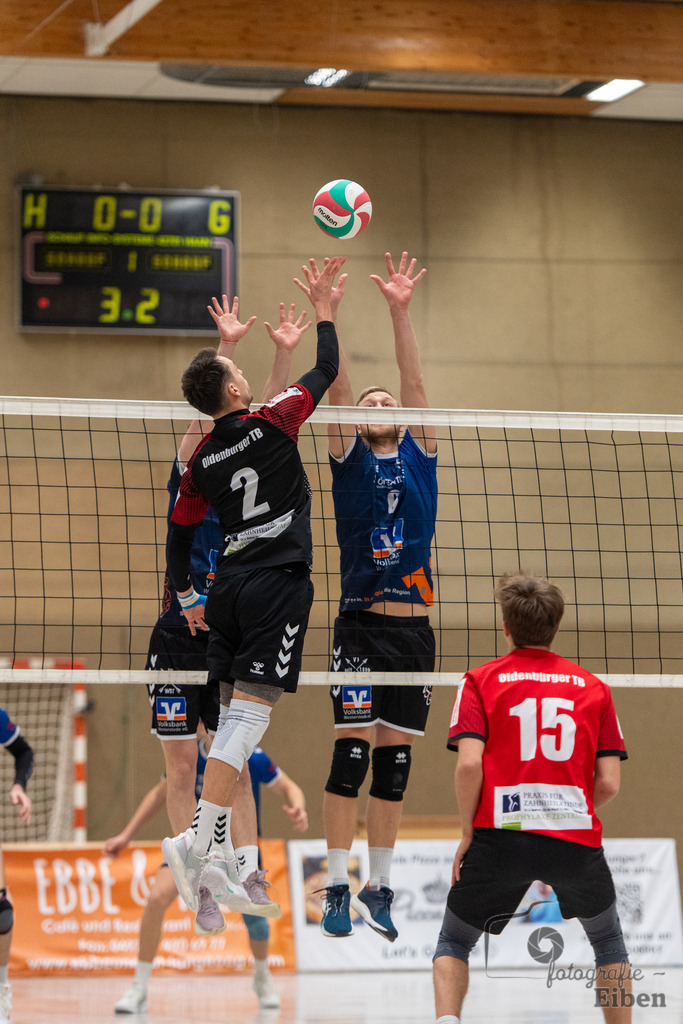 Oldenburger TB-VSG Ammerland | Volleyball Regionalliga; Oldenburger TB-VSG Ammerland am 24.01.2026 in Oldenburg (Sporthalle Haarenesch), Photo: Philip Eiben 2026 - Realisiert mit Pictrs.com