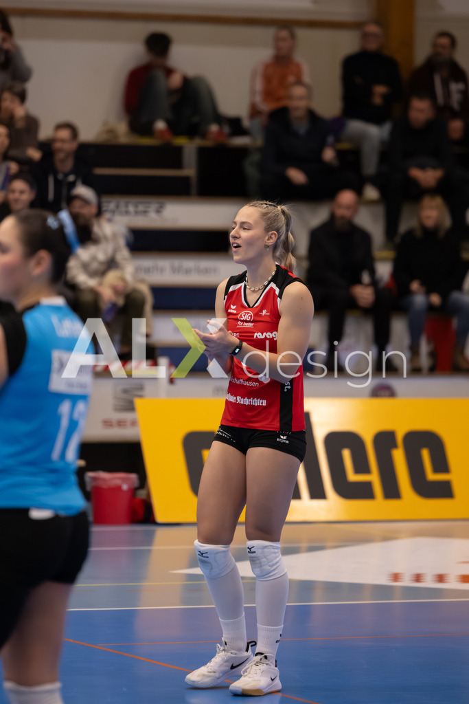 Volleyball I Frauen I Saison 2025-2026 I Volleyball NLA | Women I Round 16 I VC Kanti Schaffhausen - Viteos NUC I 31.01.2026 | 8 Lina-Marie Lieb (DE) (VC Kanti Schaffhausen) – Aussen - Realisiert mit Pictrs.com