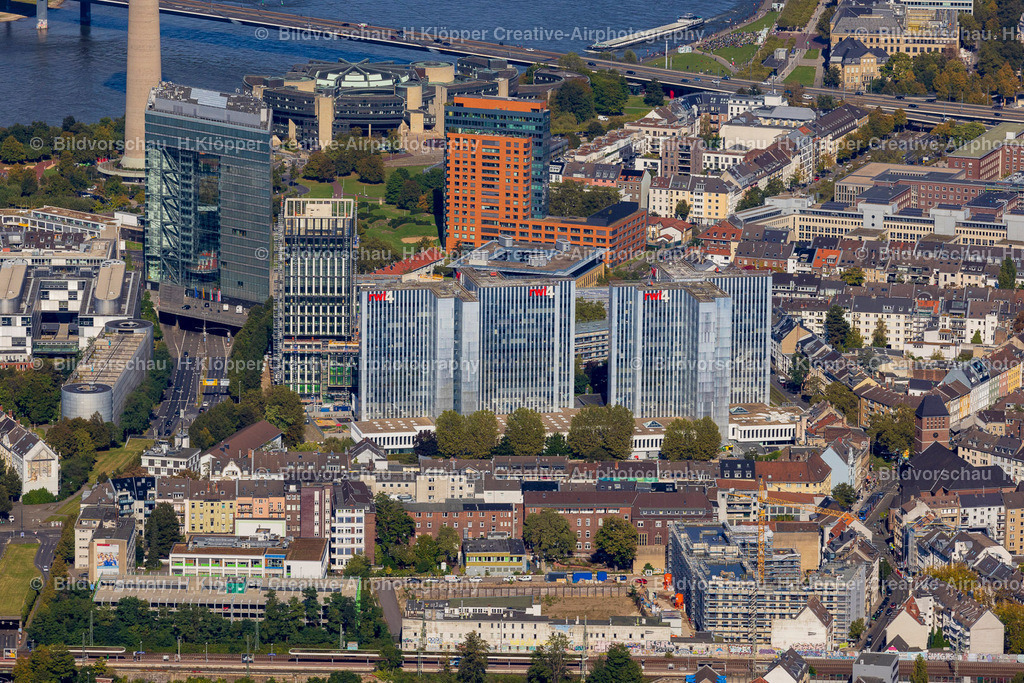 Luftbilder Düsseldorf-5017 | Luftbilder Düsseldorf Rheinturm - Realisiert mit Pictrs.com