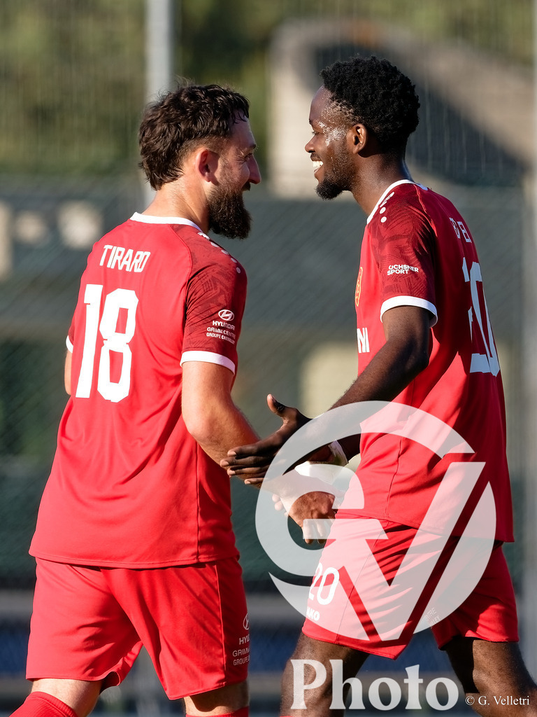 Lancy FC  v Servette FC M-21  - 1ere ligue Classic  | Geneva, Switzerland - April 25 : during the 1ere ligue Classic  match between Lancy FC  and Servette FC M-21  at Stade de Marignac on April 25 , 2026 in Geneva, Switzerland.