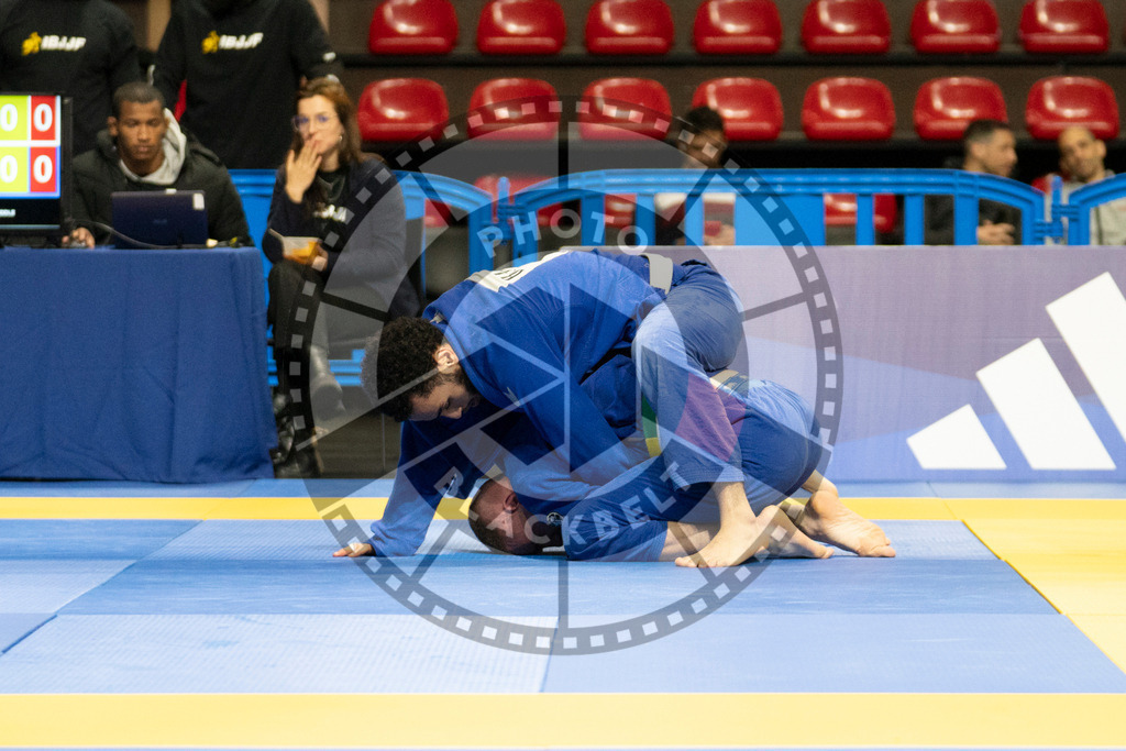 20240119PBB1124 | Fighters compete during the IBJJF European Championship in Paris, France, on January 19, 2024.