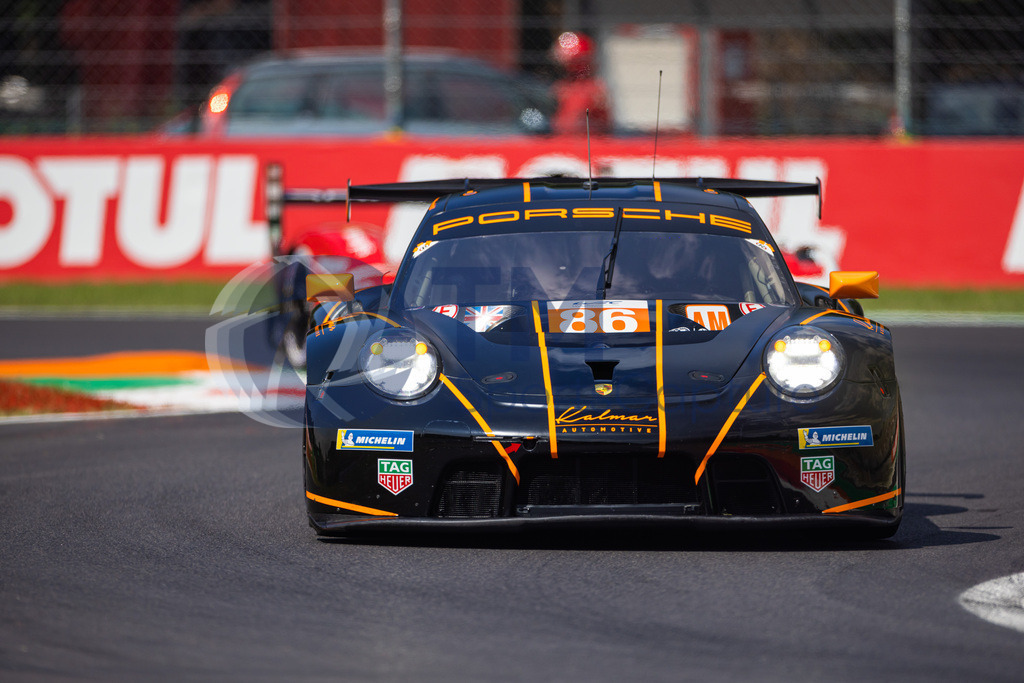 Trainproduction-20230708-0072 | MONZA,ITALY,08.Jul.23 - MOTORSPORTS - WEC, FIA World Endurance Championships, 6h of Monza, Autodromo Monza. Image shows Michael Wainwright (GBR), Benjamin Barker (GBR) and Piccardo Pera (ITA/ GR Racing). Photo: Trainproduction / Matthias Trinkl