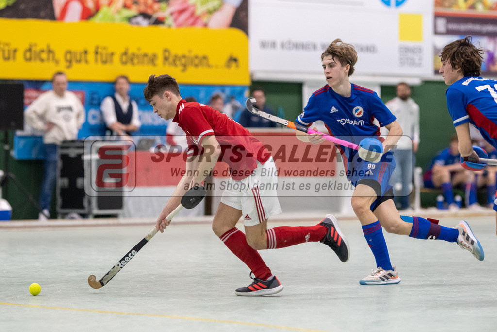 SFE_20230305_0088 | Deutsche Meisterschaft Männliche U16 Halle 2023 am 05.03.2023 in Köln (KTHC Stadion Rot-Weiss Köln Tennis and Hockey Club), Photo: Stephan Fehrmann 2022 (Sports-Gallery)