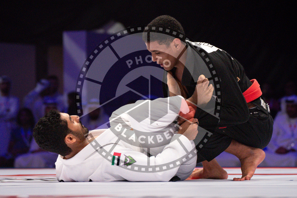 20231110PBB1260 | Fighters compete during the AJP World Professional Championship blackbelt finals in the Mubadala Arena in Abu Dhabi, Arab United Emirates, on November 10, 2023.