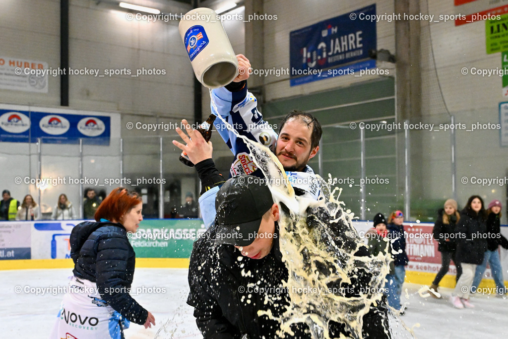 ESC Steindorf vs. EHC Althofen 8.3.2024 | ESC Steindorf vs. EHC Althofen 8.3.2024, ESC Steindorf vs. EHC Althofen Meisterfeier am 08.03.2024 in Steindorf (Ossiachersee Halle), Austria, (Photo by Bernd Stefan)