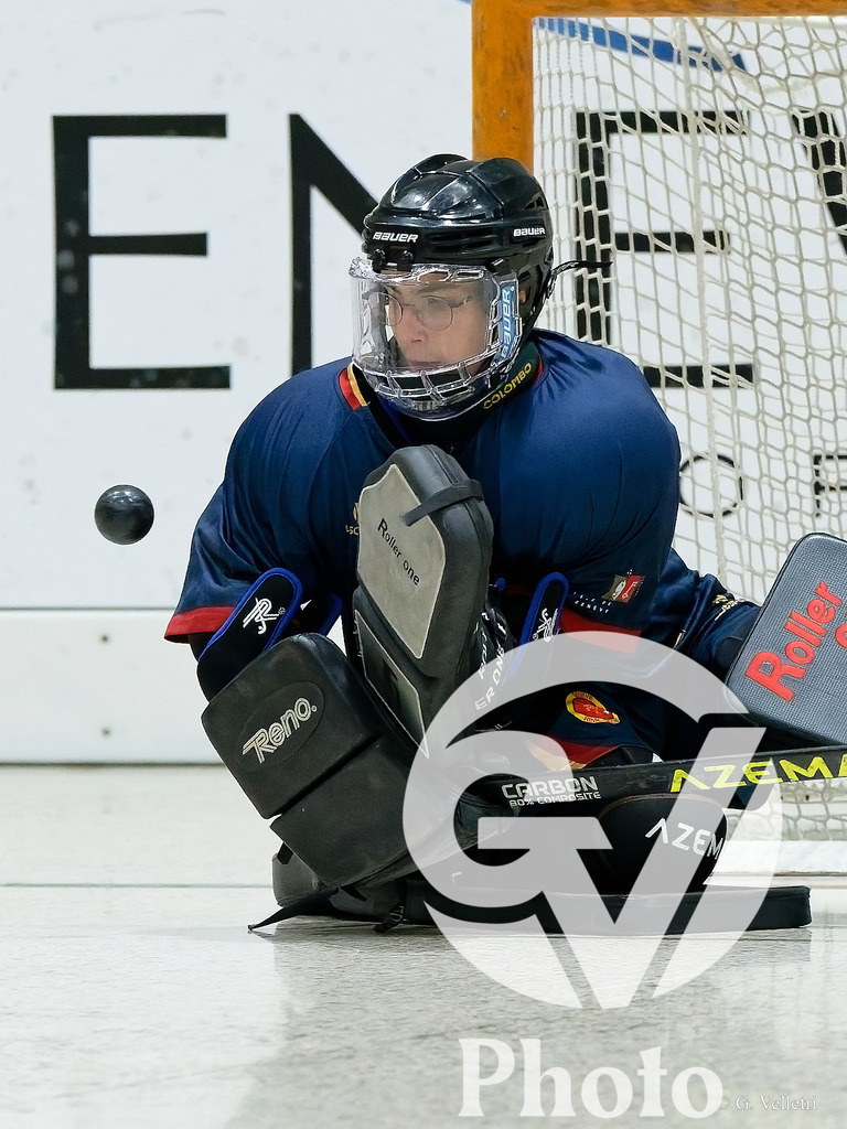 Geneve RHC  v RC Biasca  - U17 | Geneve, Switzerland - May 10 : during the U17  match between Geneve RHC  and RC Biasca  at Centre sportif de la queue d'arve on May 10 , 2026 in Geneve, Switzerland.