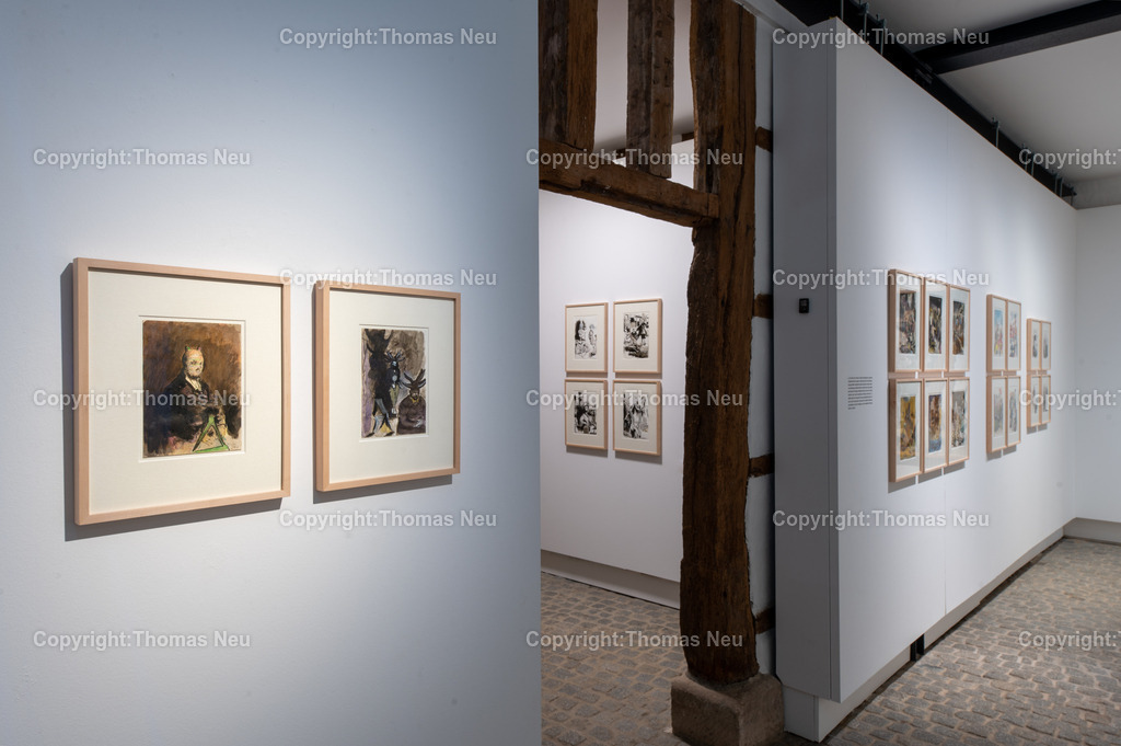 18_Neo_Rauch_Museum_Bensheim | 6.7.2024, bbe, Museum Bensheim, Ausstellung Neo Rauch "im Papiergrund", ,, Bild: Thomas Neu