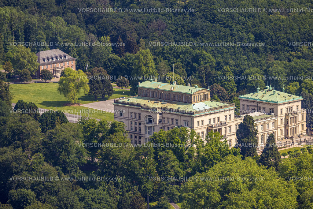 Essen220502590 | Luftbild, Villa Hügel, ehemaliges Wohnhaus und Repräsentationshaus der Industriellenfamilie Krupp, Essen-Bredeney, Essen, Ruhrgebiet, Nordrhein-Westfalen, Deutschland