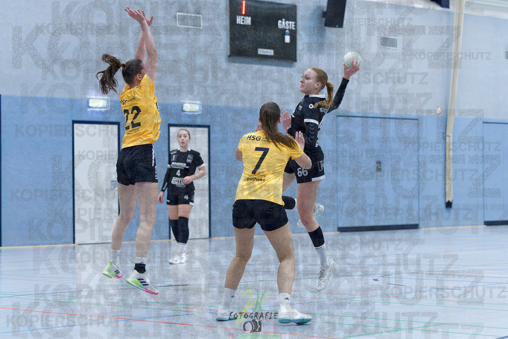 Handball Frauen Oberliga Mitte, HSG Eibelshausen/Ewersbach - HSG Lumdatal | Handball Frauen Oberliga Mitte, HSG Eibelshausen/Ewersbach - HSG Lumdatal am 21.02.2026 in Dietzhölztal-Steinbrücken (Sporthalle am Hammerweiher)Photo © 2026 - Jörg Heinrich - Realisiert mit Pictrs.com