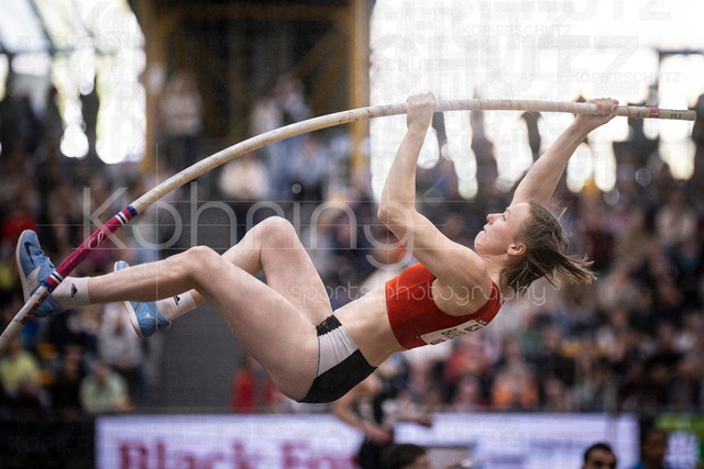Deutsche Leichtathletik-Hallenmeisterschaften; Dortmund, 01.03.2026 | Regine Bakenecker (LG Olympia Dortmund); Deutsche Leichtathletik-Hallenmeisterschaften am 01.03.2026 in der Helmut-Körnig-Halle in Dortmund. 