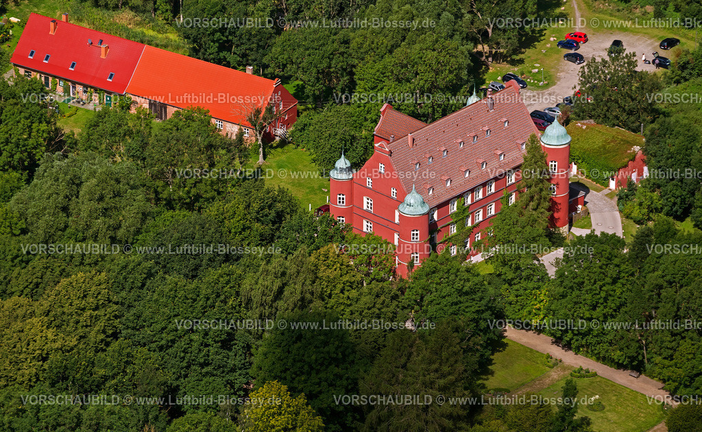 Ruegen12083119SchlossSpyker | Luftbild, Schlosshotel, Schloss Spyker, Schwedenschloss,  Glowe, Insel Rügen, Mecklenburg-Vorpommern, Deutschland, Europa