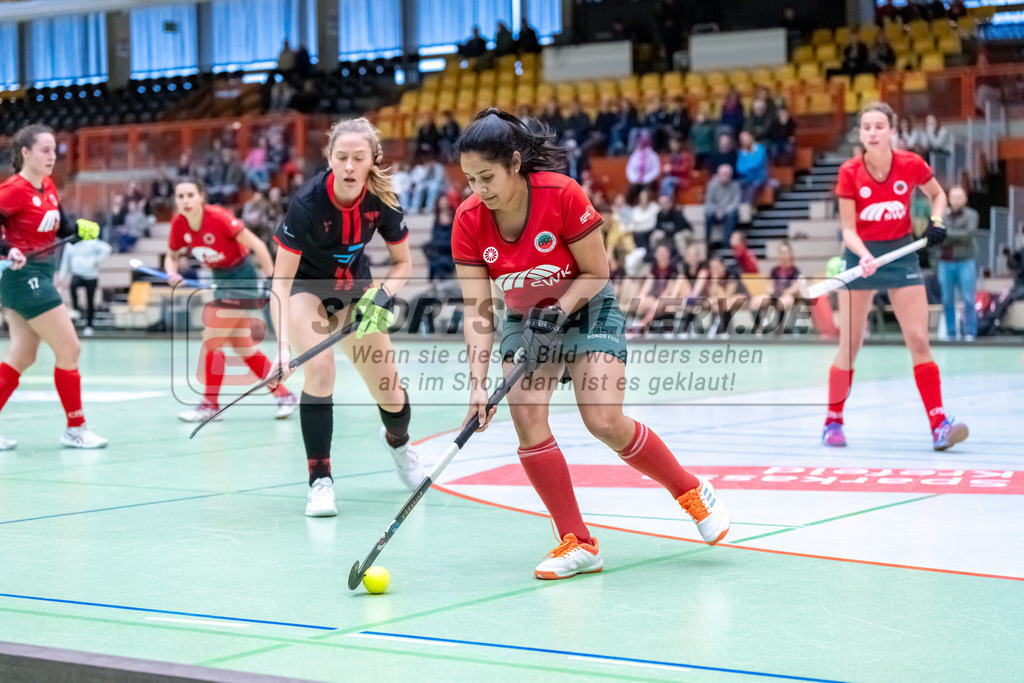 HK_20241214_100181 | 2. Bundesliga Halle Damen Crefelder HTC - DSD Düsseldorf am 14.12.2024 Halle Glockenpitz, Krefeld ,