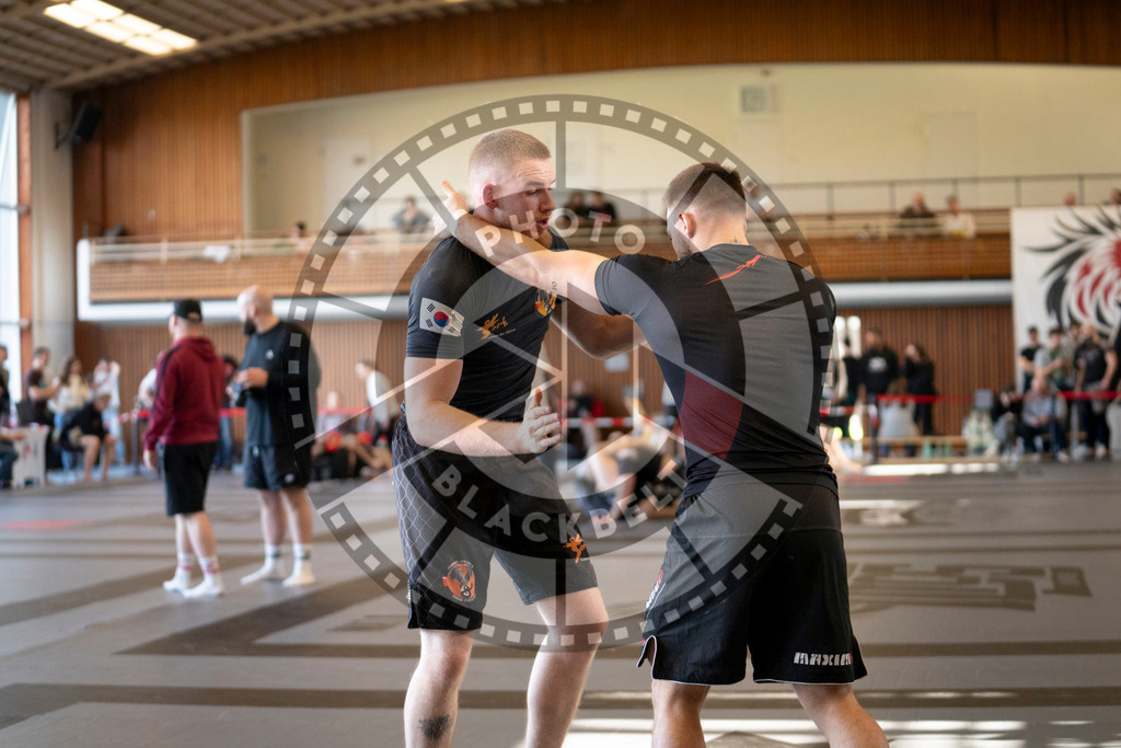 20240309PBB6276 | Fighters compete during the International Luta Livre (ILLCS) Spring Championship in Hannover, Germany, on March 9, 2024.