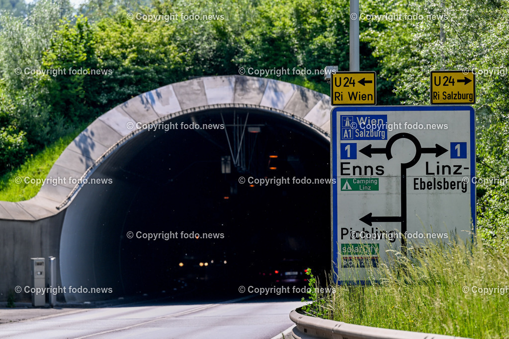 Monalisatunnel_ Linz_ Kleinmuenchen_ Ebelsberg_ 01.06.2023-6 | 01.06.2023, Linz, AUT, Monalisatunnel im Bild Monalisatunnel, Mona Lisa Tunnel, Verkehr, Kleinmuenchen, Ebelsberg, Umfahrung