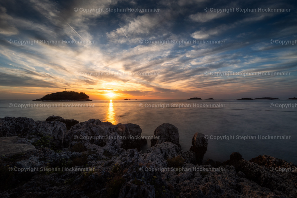 Sonnenuntergang  in Vrsar Kroatien an der Adria | Sonnenuntergang  in Vrsar Kroatien an der Adria - Realisiert mit Pictrs.com