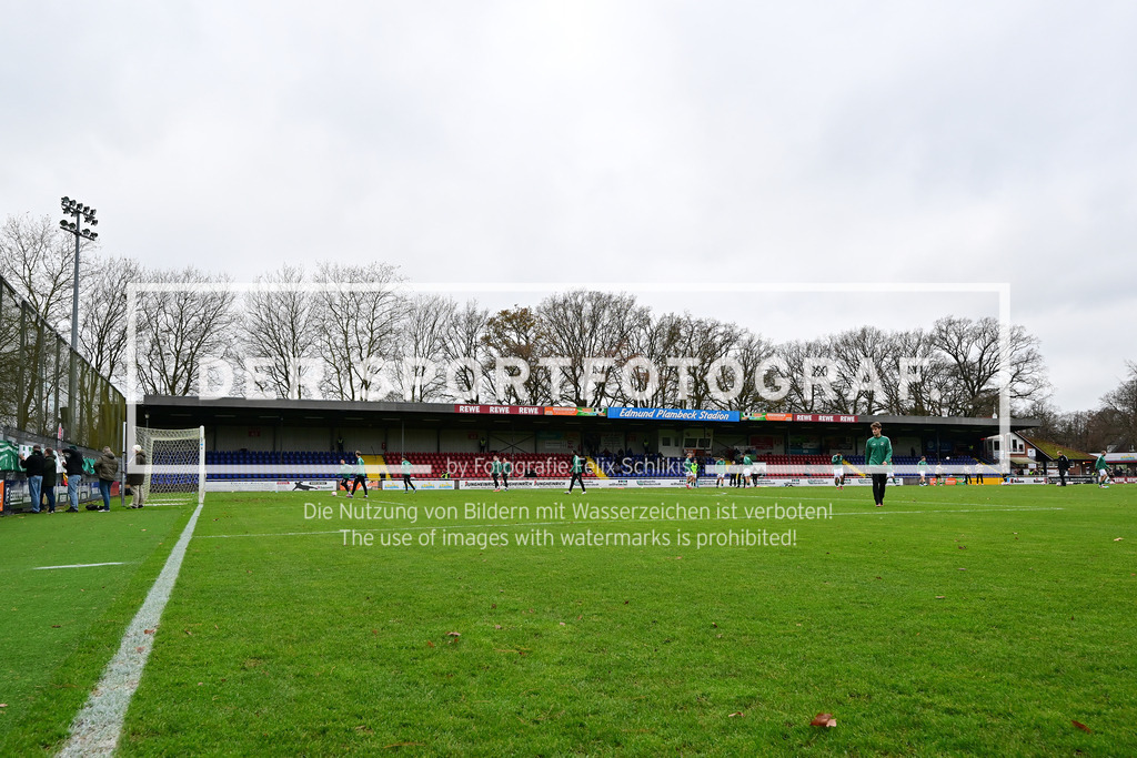 Fußball I Herren I Saison 2025-2026 I Regionalliga Nord I 21. Spieltag I FC St. Pauli II - VfB Lübeck I 31558 | Symbol, Symbolfoto, Symbolbild, Sinnbild, Bildsymbol, Darstellung, Signum, Beispielbild, Musterbild, Referenzbild, Beispielfoto, Stockfoto, Archivaufnahme, Demonstrationsfoto, Vergleichsbild: Stadion, Edmund-Plambeck-Stadion, Ochsenzoller Str. 58 22848 Norderstedt, Edmund Plambeck Stadion - Realisiert mit Pictrs.com