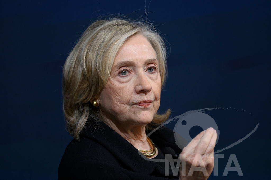 _DWA3913 | Die US-Politikerin Hillary Clinton auf der Veranstaltung Bridging Scholarship and Statecraft im Rahmen der Münchner Sicherheitskonferenz 2026. München, 13.02.2026 Bayern Deutschland  - Realisiert mit Pictrs.com