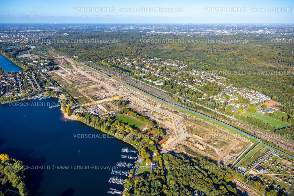 Duisburg221000469 | Luftbild, geplantes Duisburger Wohnquartier am ehemaligen Rangierbahnhof Wedau, Wedau, Duisburg, Ruhrgebiet, Nordrhein-Westfalen, Deutschland