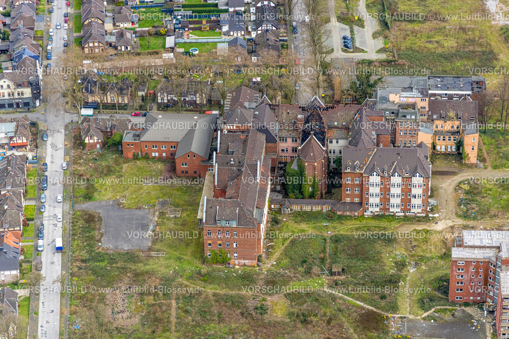 Duisburg230301527Nord | Luftbild, St. Barbara Altenheim, Neumühl, Duisburg, Ruhrgebiet, Nordrhein-Westfalen, Deutschland