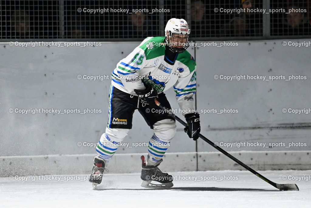 EC Tigers Paternion vs. EC Feld am See Ledenitzen | #95 Strasser Bernd Feld am See Ledenitzen, EC Tigers Paternion vs. EC Feld am See Ledenitzen, EC Tigers Paternion vs. EC Feld am See Ledenitzen am 19.01.2025 in Villach (Eisplatz Paternion), Austria, (Photo by Bernd Stefan)