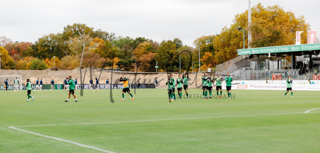 Regionalliga West, Saison 2022/2023, 13. Spieltag: SC Preußen Münster - 1. FC Düren | Regionalliga West, Saison 2022/2023, 13. Spieltag: SC Preußen Münster - 1. FC Düren am 22.10.2022 in Münster (Preußenstadion), Deutschland, Foto: sportfotografie.ms | Markus Paletta - Realisiert mit Pictrs.com