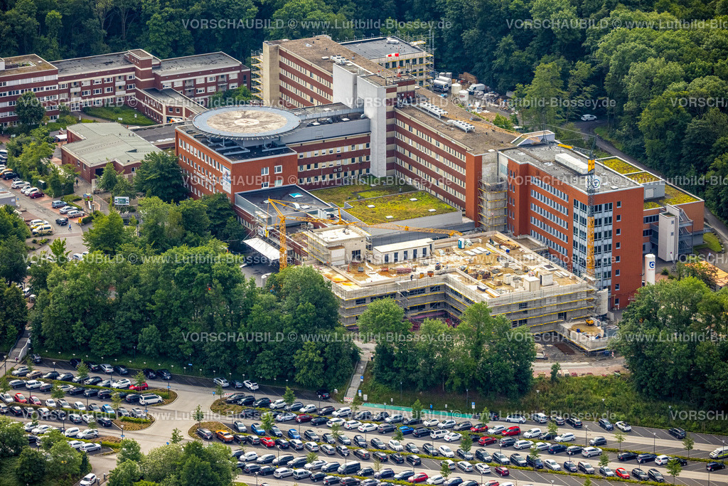 Hamm220601847 | Luftbild, St. Barbara-Klinik Hamm-Heessen mit Baustelle für Erweiterungsbau, Heessen, Hamm, Ruhrgebiet, Nordrhein-Westfalen, Deutschland