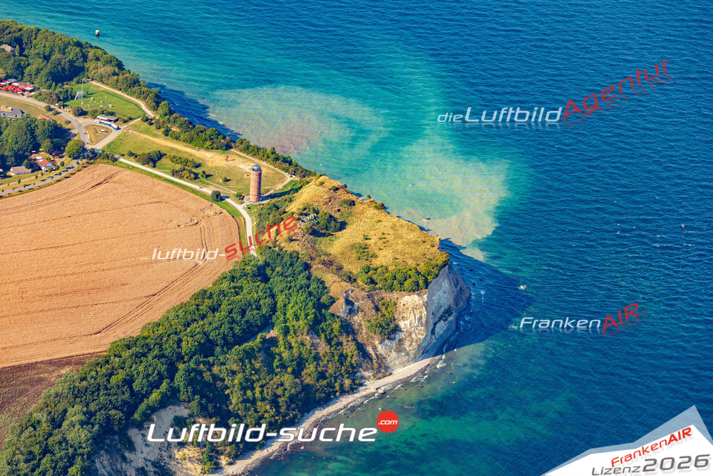 Schrägluftbild  Arkona  Putgarten - Das Luftbild wurde 2025 vom UL-Flugzeug heraus erstellt (ohne Drohne- keine Drohnenaufnahme ) - Hochauflösende Luftaufnahme -Nicht vergleichbar mit Google Maps oder Satelittenbilder- Die Geschenkidee !Mit Lizenz und Bildrechte bestellbar