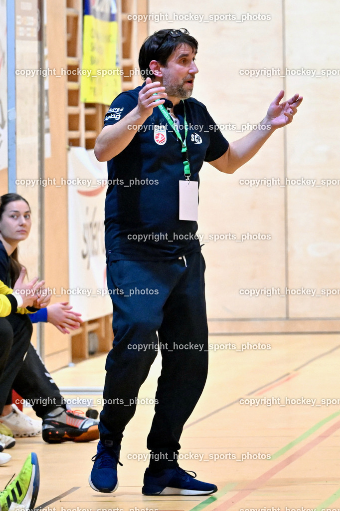 SC Ferlach vs. ALPLA HC Hard 2.3.2024 | Headcoach SC Ferlach BEGUS Robert, SC Ferlach vs. ALPLA HC Hard 2.3.2024, SC Ferlach vs. ALPLA HC Hard am 02.03.2024 in Ferlach (Ballspielhalle Ferlach), Austria, (Photo by Bernd Stefan)