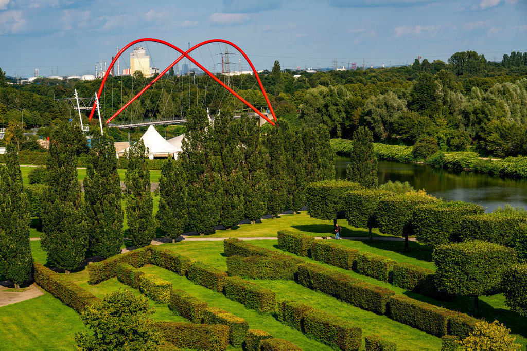 JT-210831 | Der Nordsternpark, ehemaliges Gelände der Zeche Nordstern, am Rhein-Herne-Kanal, in Gelsenkirchen, NRW, Deutschland,  - Realisiert mit Pictrs.com