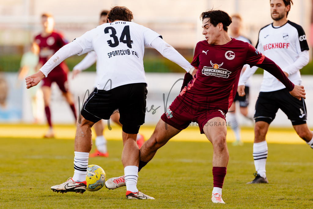 Westafelnpokal, Achtelfinale, Saison 2024/2025: 1. FC Gievenbeck - SC Verl | Westfalenpokal, Achtelfinale, Saison 2024/2025, 1. FC Gievenbeck empfängt SC Verl im Sportpark Gievenbeck in Münster. Foto: sportfotografie.ms | Markus Paletta - Realisiert mit Pictrs.com