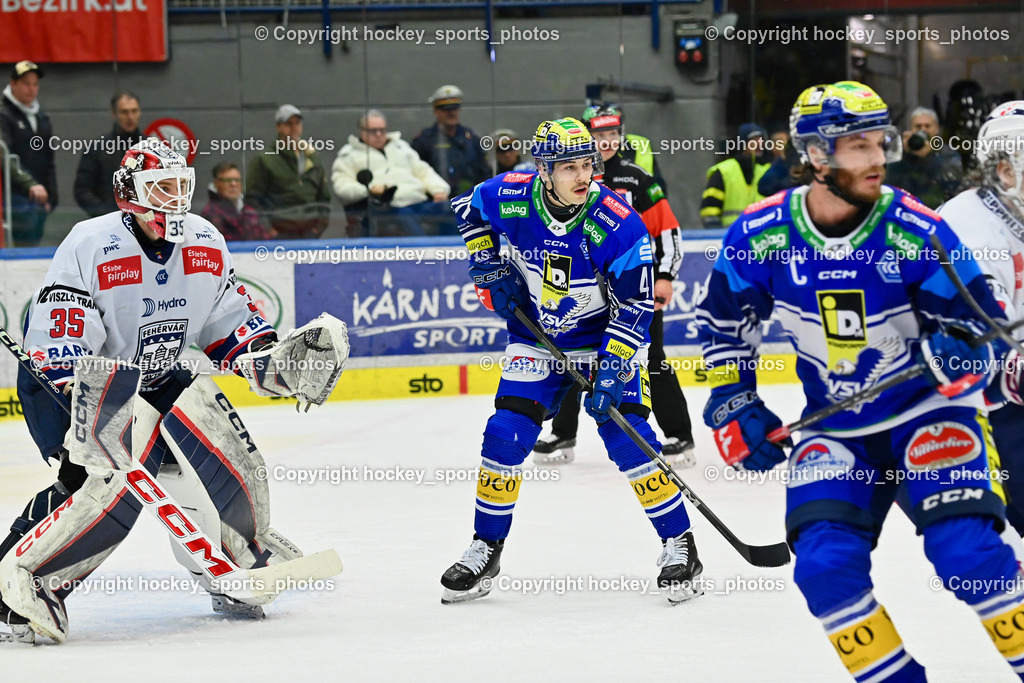 EC IDM WÄRMEPUMPEN VSV vs. HYDRO FEHERVAR AV 19 | #35 Horvath Dominik HYDRO FEHERVAR, #40 WALLENTA Elias EC VSV, EC IDM WÄRMEPUMPEN VSV vs. HYDRO FEHERVAR AV 19, EC IDM WÄRMEPUMPEN VSV vs. HYDRO FEHERVAR AV 19 am 20.11.2024 in Villach (Stadthalle Villach), Austria, (Photo by Bernd Stefan)