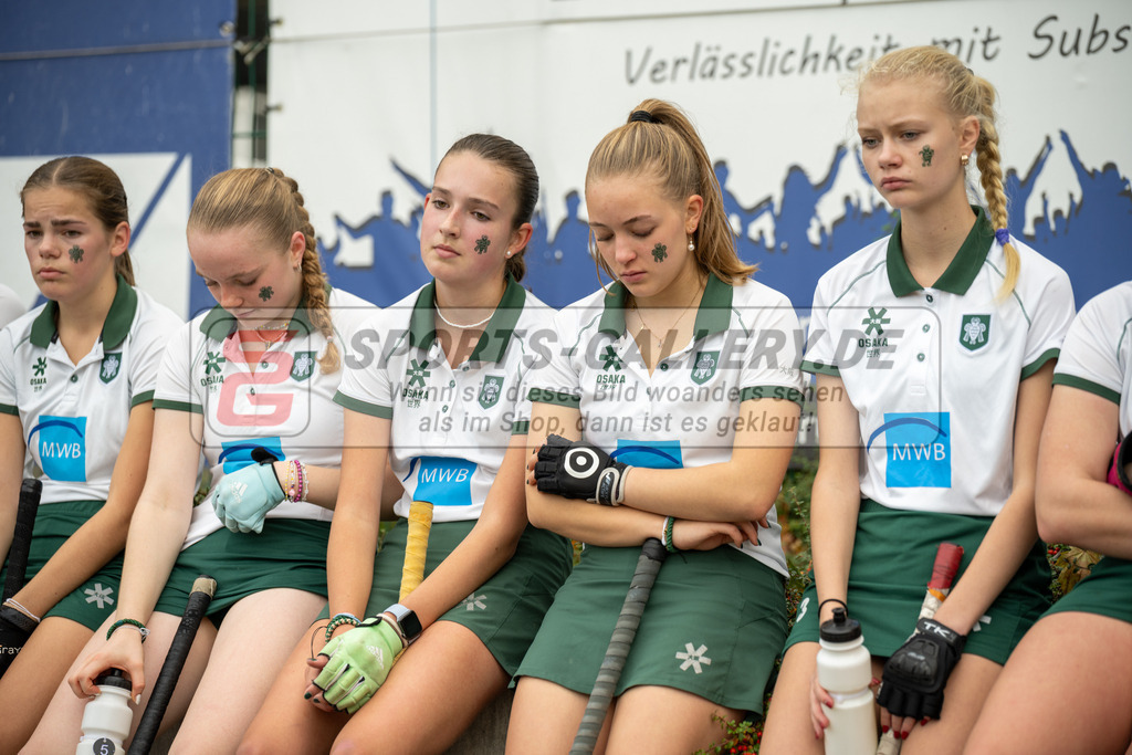 SFE_20231022_0095 | Deutsche Meisterschaft Weibliche U16 Finale Uhlenhorst Mülheim - Düsseldorfer HC am 22.10.2023 in Köln (Düsseldorfer Hockeyclub 1905 e.V.), Photo: Stephan Fehrmann 2023 (Sports-Gallery)