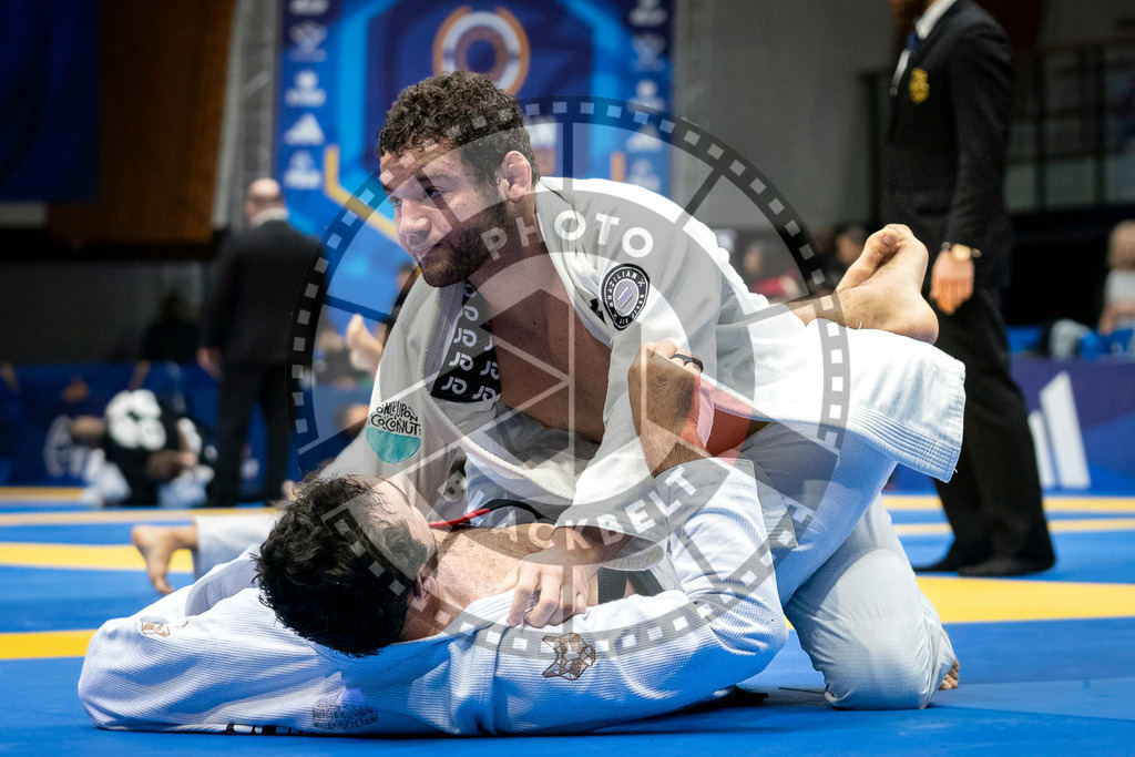 20240126PBB0392 | Fighters compete during the Brazilian Jiu-Jitsu European Championship of the IBJJF in Paris, France, on January 26, 2024.