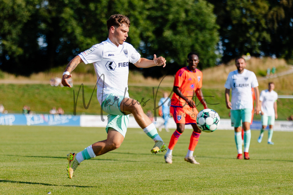 Testspiel, Saison 2026/27: SC Preußen Münster - Kickers Emden | Billerbeck, 10.07.2026: Testspiel, SC Preußen Münster gegen Kickers Emden auf der Anlage des DJK Billerbeck in Billerbeck. Foto: sportfotografie.ms | Markus Paletta - Realisiert mit Pictrs.com
