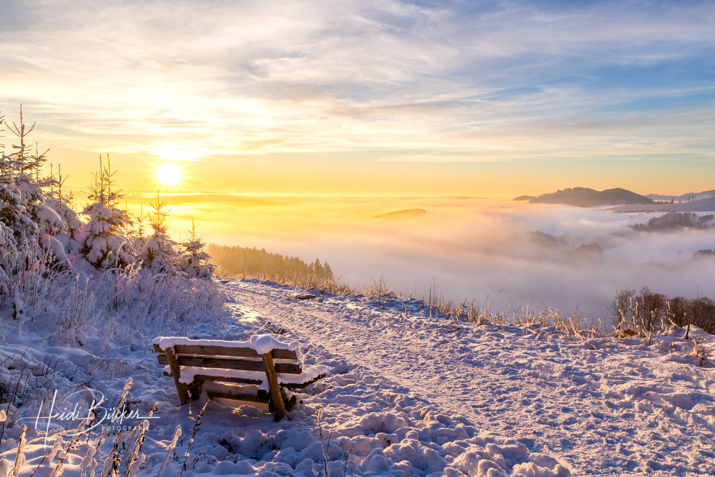 Winterlicher Hoher Knochen bei Inversionswetterlage | Winterlicher Hoher Knochen bei Inversionswetterlage - Realisiert mit Pictrs.com