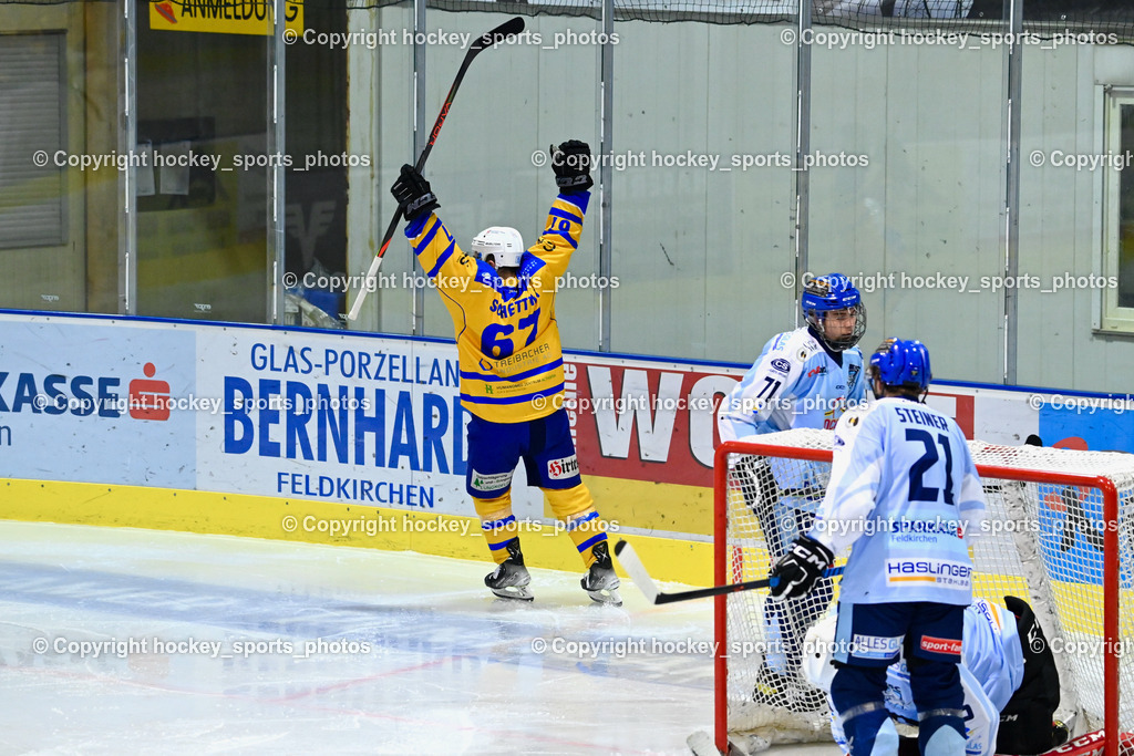 ESC Steindorf vs. EHC Althofen 22.2.2023 | #67 Schettina Kevin Jubel, #71 Dobnig Elias