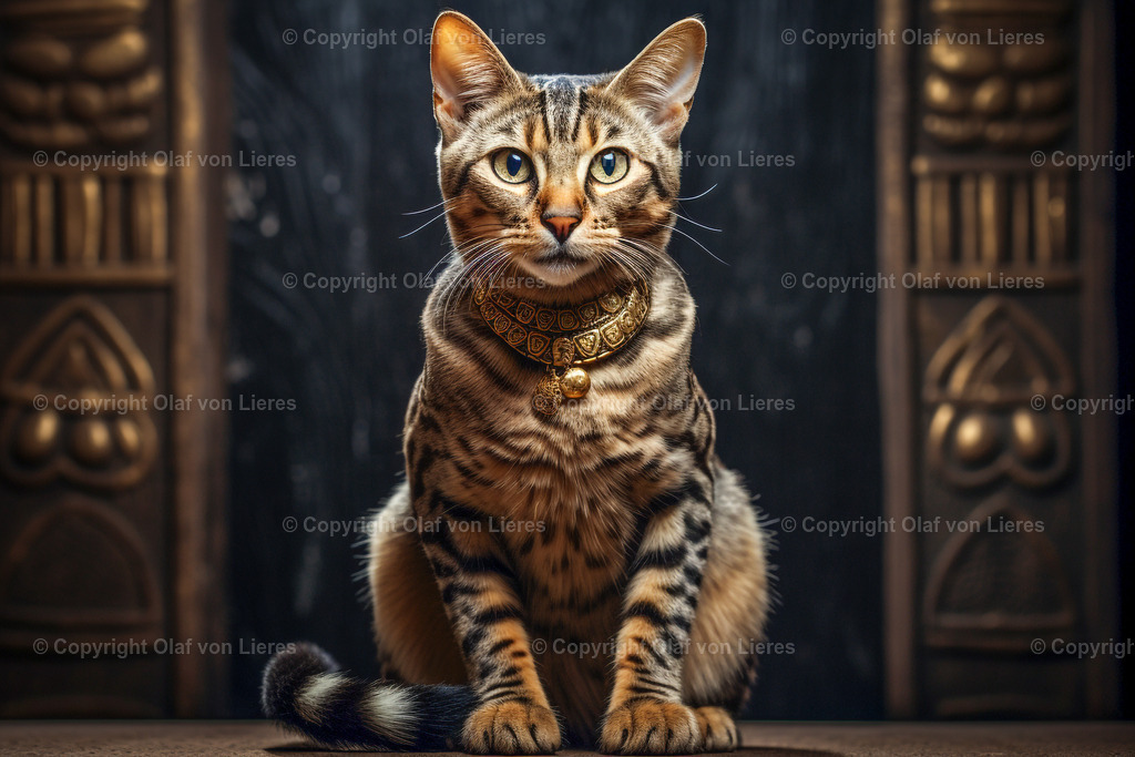 ägyptische Katze | Katze mit Kamerablick