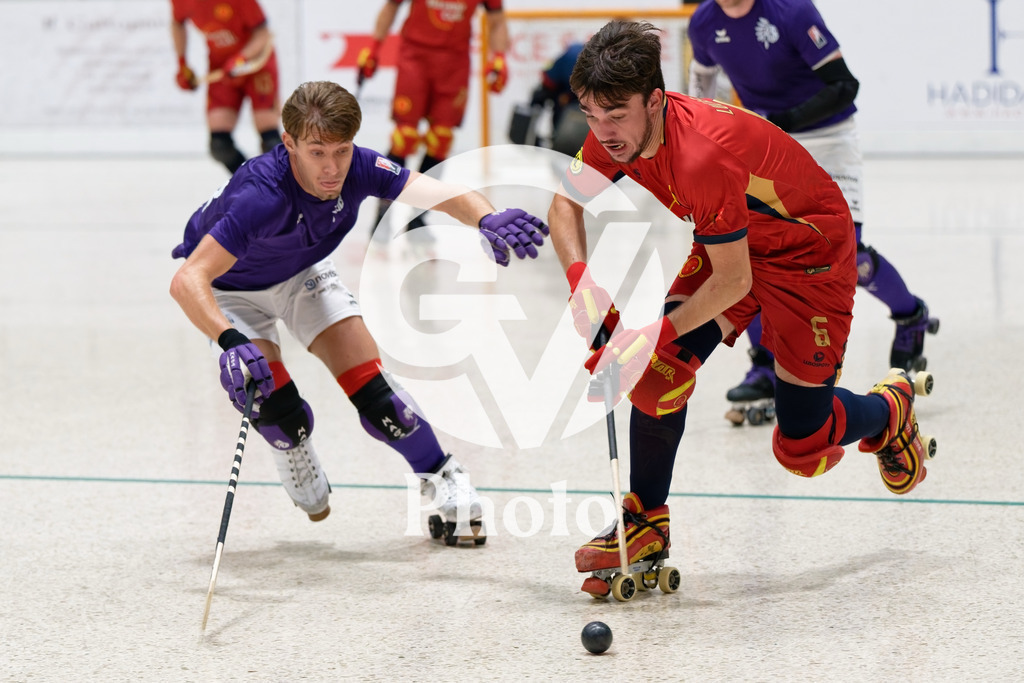 LNA - Geneve RHC v RC Biasca |  during the LNA match between Geneve RHC and RC Biasca at Centre Sportif Queue D'Arve in Geneve, Switzerland