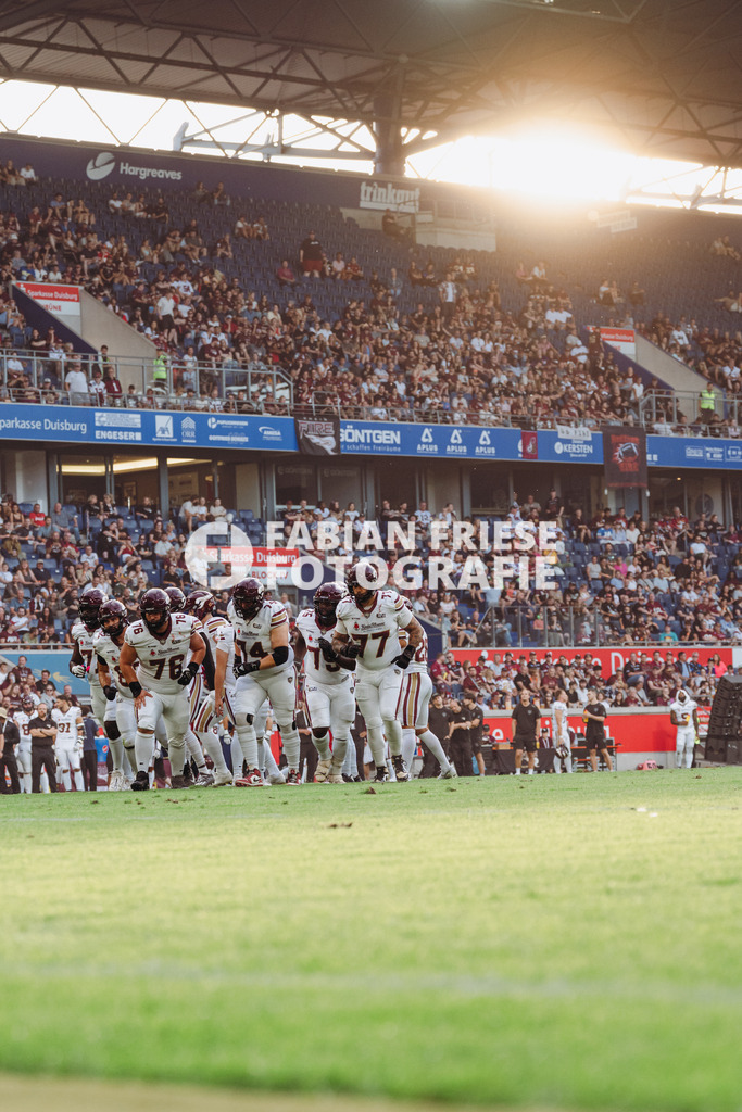 GER Rhein Fire vs. Alpine Rams, American Football, AFLE, Saison 2026, 01.08.2026 | GER Rhein Fire vs. Alpine Rams, American Football, AFLE, Saison 2026, 01.08.2026Foto: Eibner-Pressefoto/Fabian Friese - Realisiert mit Pictrs.com