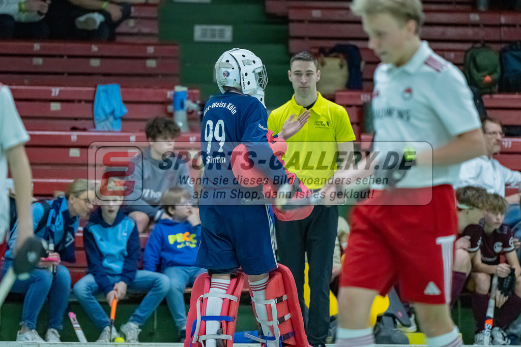 HK_20240225_108574 | Spiel um Platz 5 Deutsche Meisterschaft MU14 am 25.2.2024 Halle RW Köln, Köln ,