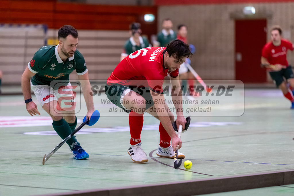 HK_20250110_101300 | 1. Bundesliga Halle Herren Crefelder HTC - Uhlenhorst Mülheim am 10.1.2025 Glockenspitz Halle Krefeld, Krefeld ,