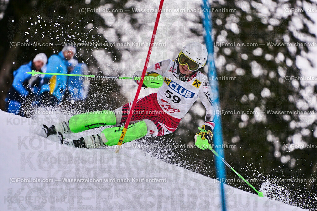 ALP1961_NWC-OAC-Slalom-I DGI_Hochkar_Huber Philipp | (C)FotoLois.com, Alois Spandl, NWC+OAC-Schüler-Slalom 1 auf dem Hochkar, Sa 7. Jänner 2023.