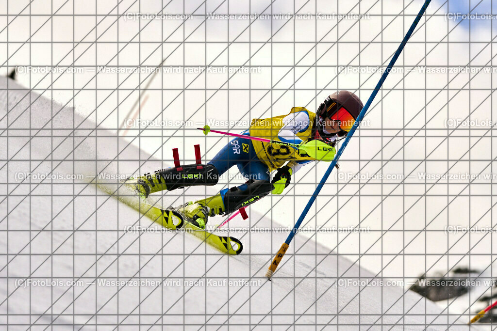 ALP8017_NOe-Kinder-LM_SL-I_Hochkar_Waschenegger Anna | (C)FotoLois.com, Alois Spandl. NÖ Kinder-Landesmeisterschaft, SLALOM im Draxlerloch am Hochkar, erster Lauf, So 18. Februar 2024.