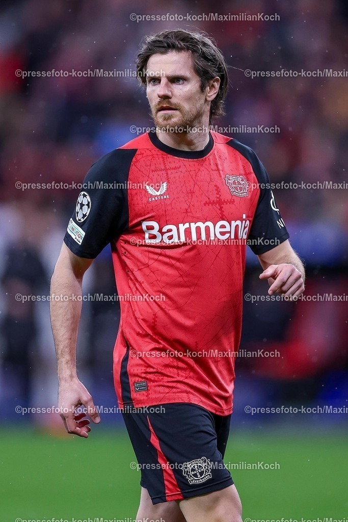 UCL29012502298 | 29.01.2025, Fußball, Bayer 04 Leverkusen - AC Sparta Prag, UEFA Champions League, 8. Spieltag, BayArena, Saison 2024 2025: Jonas Hofmann (Bayer04 Leverkusen #7)