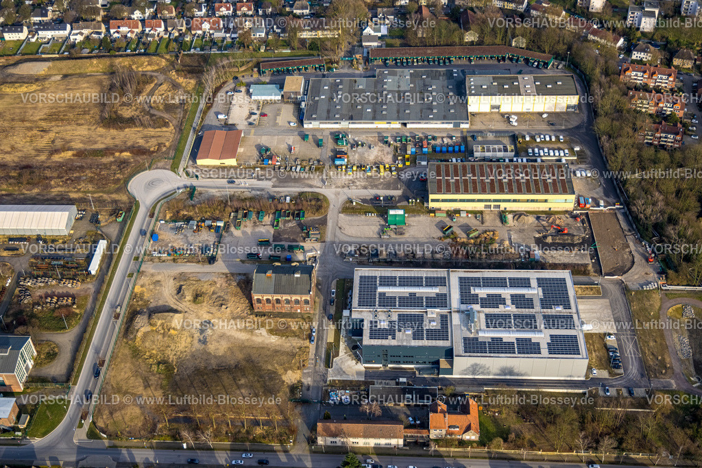 Gelsenkirchen250203277Nord | Luftbild, Gewerbegebiet Bergmannsglückstraße, Gelände der ehemaligen Zeche Bergmannsglück an der Gartenstadt Körnerstraße, Hassel, Gelsenkirchen, Ruhrgebiet, Nordrhein-Westfalen, Deutschland